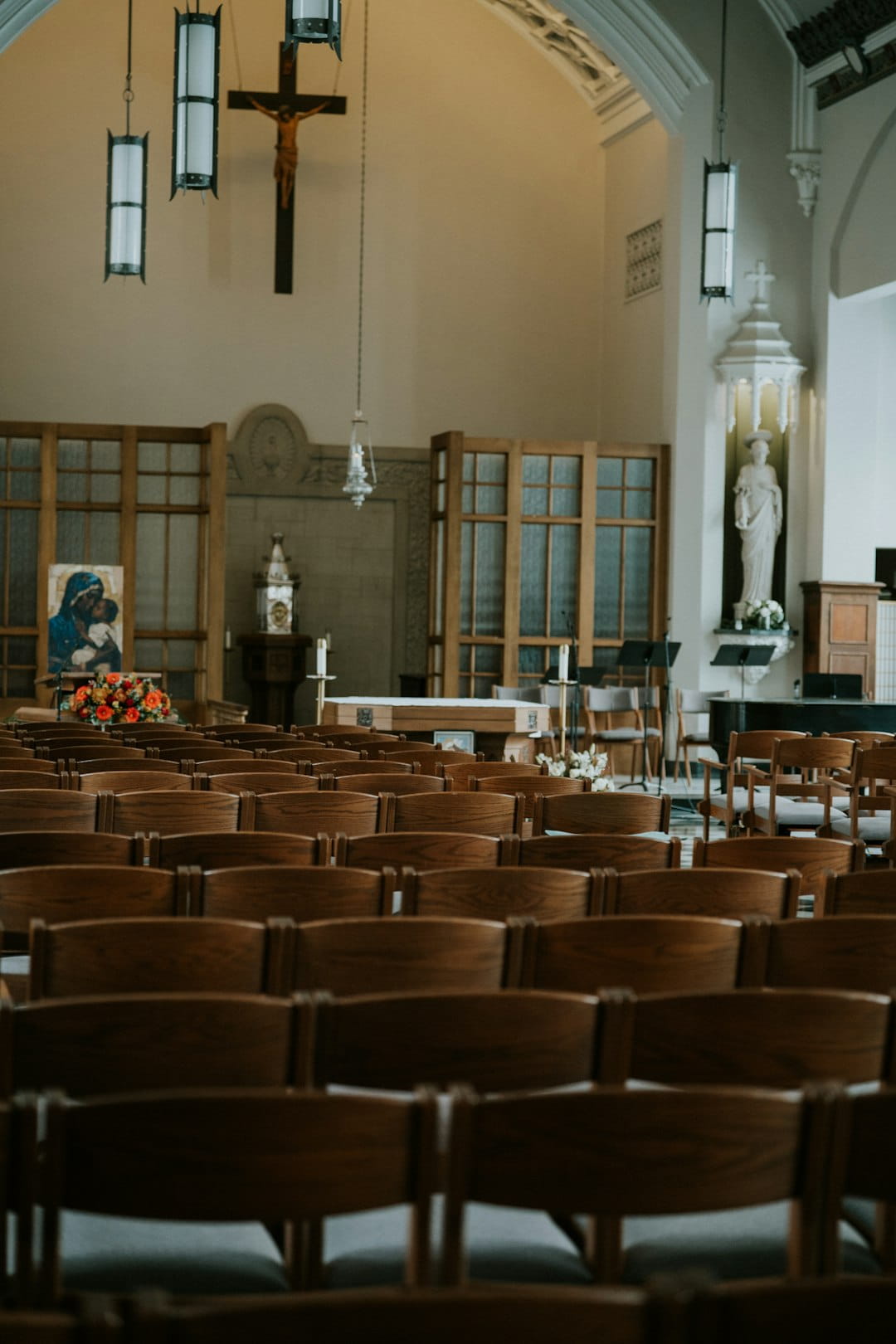 Catholic church altar — contact Pre-Cana for marriage preparation support